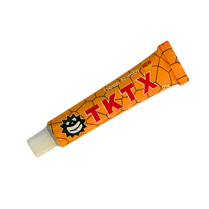 yellow tktx cream tube